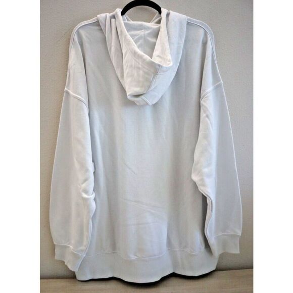 Nike FJ4915-121 Women's Sz Medium Summit White Oversized Pullover Hoodie - Picture 2 of 13